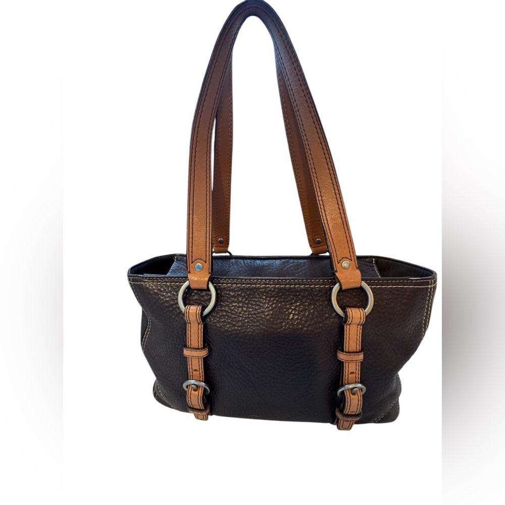 ❌SOLD❌ Coach Chelsea Brown Pebbled Leather Tote - Picture 3 of 11